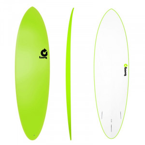 ΣΑΝΙΔΑ SURF TORQ 6'8" EPOXY TET CS FUNBOARD SOFT DECK GREEN 20445